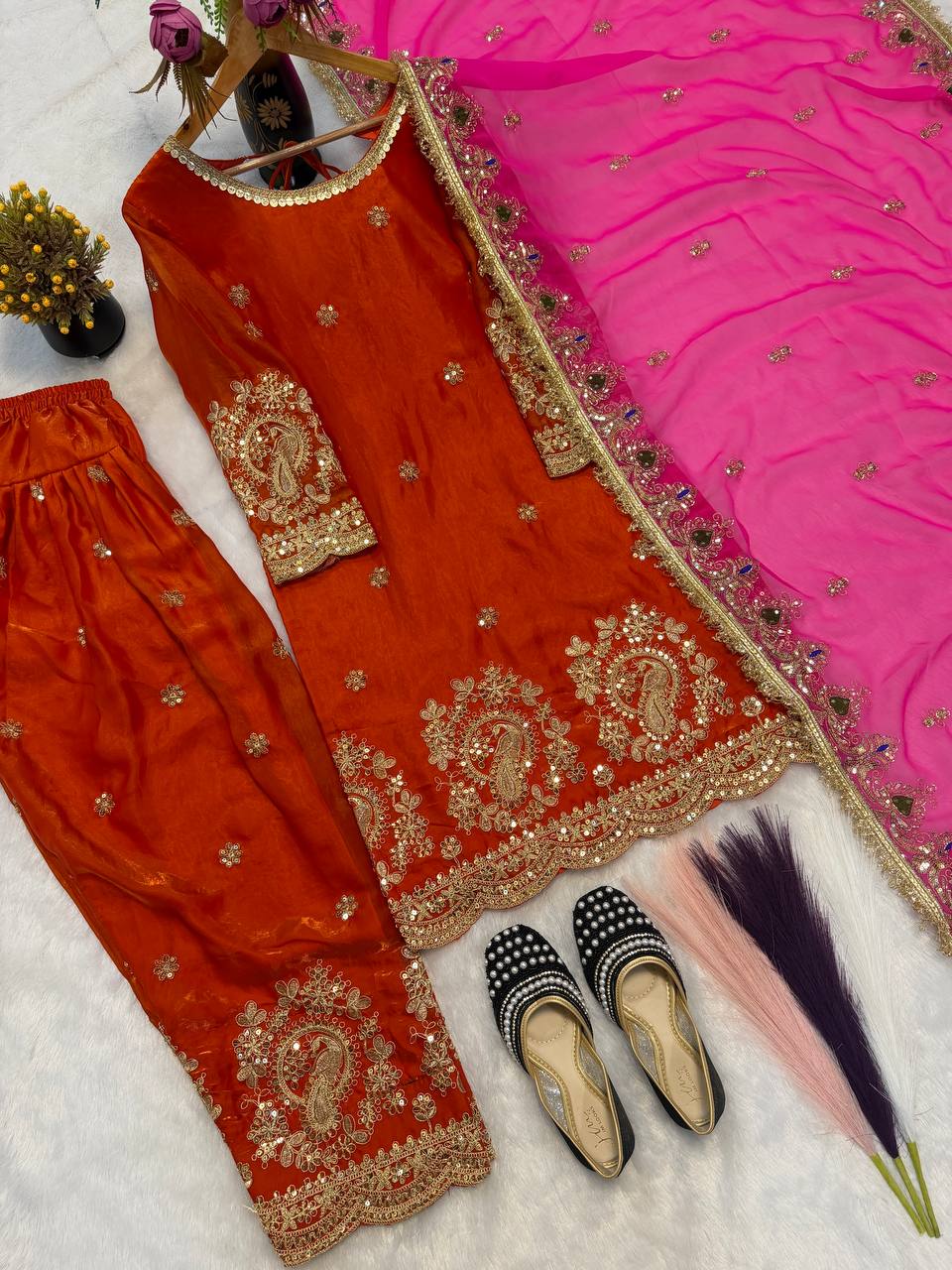 Neo-Classic Sage Couture Salwar Suit